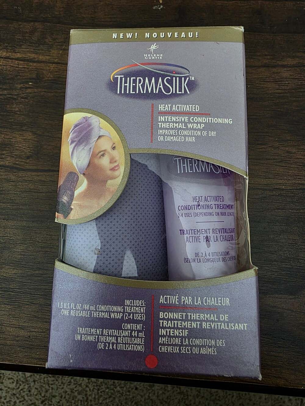 New Retro Thermasilk Heat Activated Intensive Conditioning Thermal Wrap Set